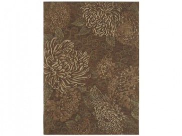 HGTV  Vintage Bloom Dark Brown