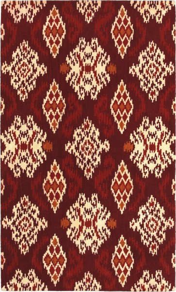 World Market Indonesia Ikat Medallion Red