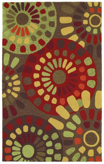 World Market Garden Craft Sun Mosaic Brown