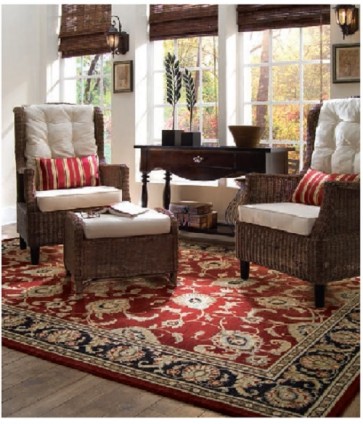 Arabesque Coventry Firebrick Red